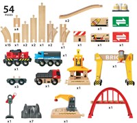 Brio set de tren transporte de mercancías - Tren eléctrico de juguete - 54 piezas-2