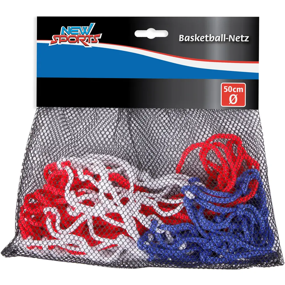 New Sports red de baloncesto colorida plástico 50cm para aro de baloncesto