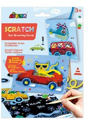 AVENIR Scratch Art - Tarjetas de felicitación - Coches
