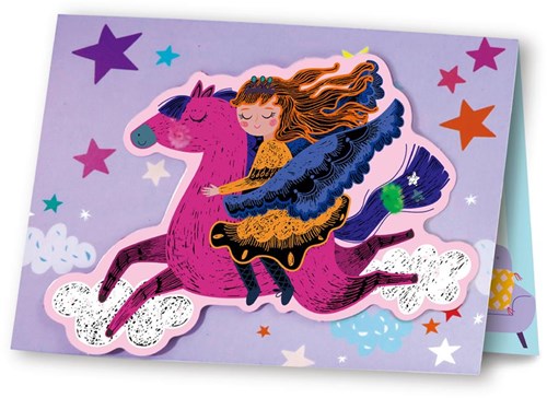 AVENIR Scratch Art - Tarjetas de Felicitación - Princesas-2