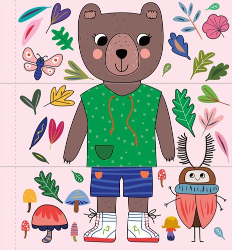 Avenir pintura con agua animales del bosque - libro creativo para niños-3