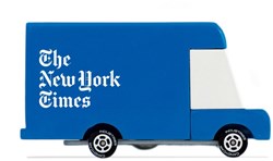 Candylab coche de juguete de madera - NYT Delivery Van - multicolor
