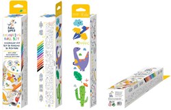 Kit de rodillo para colorear HAKU YOKA - Dino World