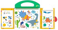 HAKU YOKA Mi primer kit para colorear - Dino Friends