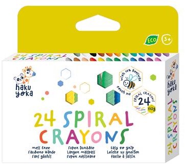 Crayones en espiral HAKU YOKA - 24-3