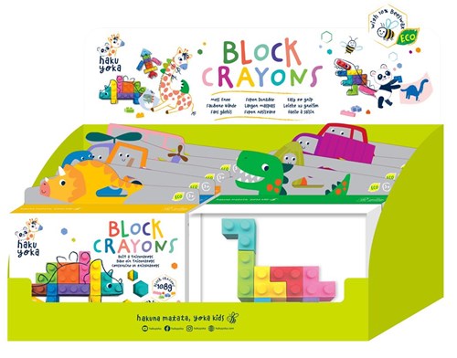 Haku Yoka Bloques de Tizas - Juguete Creativo para Niños