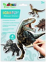 Avenir juguete museo pegatinas scratch dinosaurio creativo-2