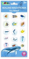 Avenir set creativo animales marinos pegatinas de cera - set de pegatinas creativo-2