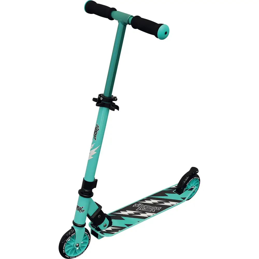 New Sports patinete infantil menta negro 120mm ABEC7 aluminio