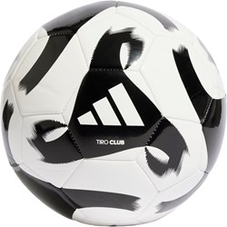 Balón de fútbol Adidas Tiro Club talla 5 blanco negro entrenamiento