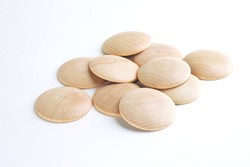 tickit Natural Wooden Discs - Pk10