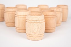 TickiT Tickit Natuurlijke Houten Vaten