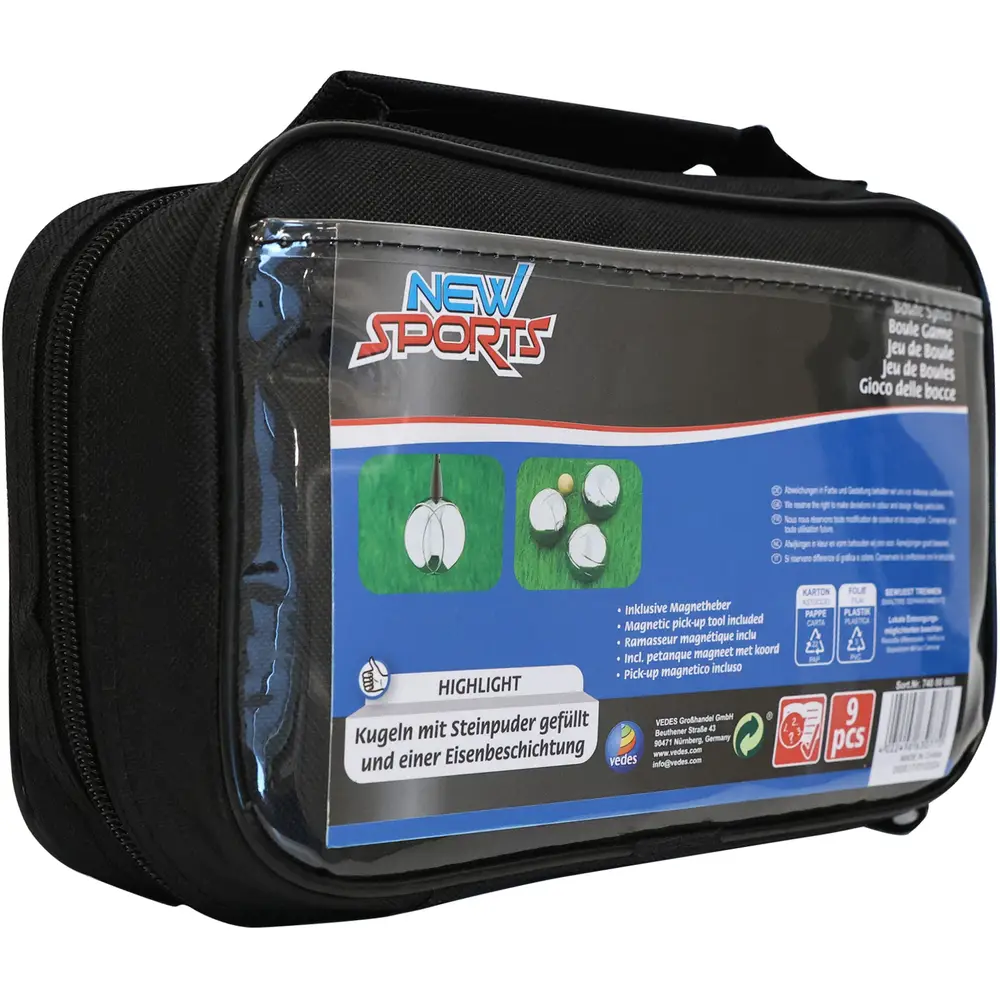 New Sports juego de petanca con imán y bolsa - bolas de metal