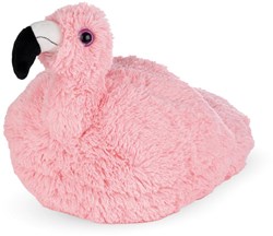 Noxxiez calentador de pies flamenco - saco de pies peluche rosa cojín juguete
