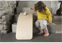 Wobbel tabla de equilibrio Original fieltro berenjena - juguete haya FSC-3