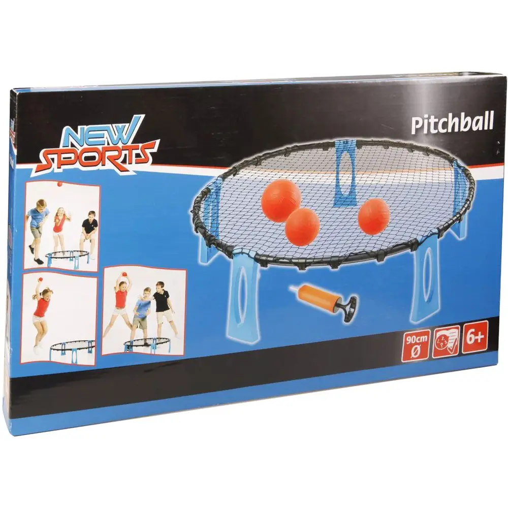 New Sports set de juego pitchball con 3 pelotas y bomba de mano