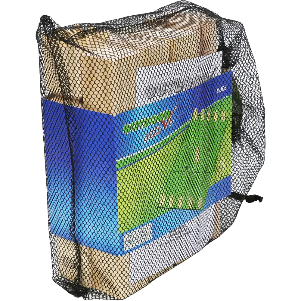 Vedes ajedrez sueco Kubb juego de exterior set de 21 piezas con red