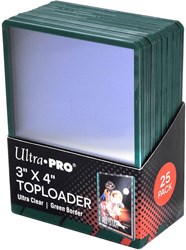 Ultra Pro protectores de cartas Toploader verde 3x4 pulgadas 25 piezas Pokémon