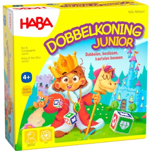 Haba juego educativo Rey de los dados junior - divertido juego de dados para niños