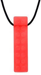 ARK Therapeutic collar mordedor juguete sensorial Brick Stick rojo XXT Getextureerde bakstenen kauwhanger voor sensory seekers, geeft rijke orale input voor kinderen en volwassenen.