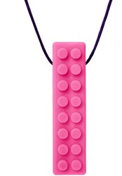 ARK Therapeutic collar mordedor juguete Brick Stick sensorial XT rosa Getextureerde bakstenen kauwhanger voor sensory seekers, geeft rijke orale input voor kinderen en volwassenen.