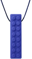 ARK Therapeutic juguete para morder Brick Stick azul oscuro Getextureerde bakstenen kauwhanger voor sensory seekers, geeft rijke orale input voor kinderen en volwassenen.