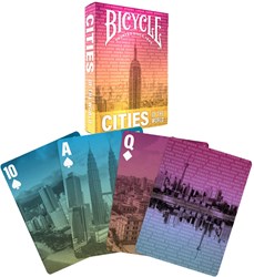 Bicycle cartas de juego - Poker Cities of the World colección premium