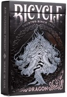 Bicycle cartas Black Dragon - Baraja de Poker Premium - Colección Dragón-2