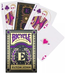Bicycle cartas de póker Elton John - baraja cartas música merchandising