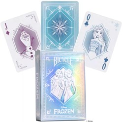 Bicycle cartas de jugar Disney Frozen azul - baraja premium póker