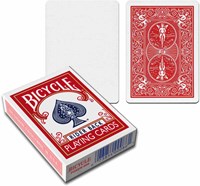 Bicycle cartas de juego trucos de magia rojas blancas cartas mágicas