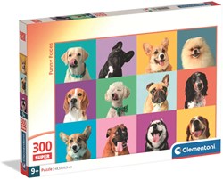 Clementoni puzzle 300 piezas Funny Faces animales para niños