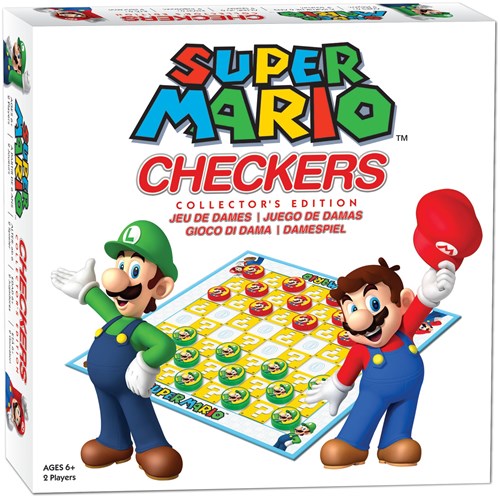 Goliath Super Mario damas - Juego de estrategia para niños y adultos-2