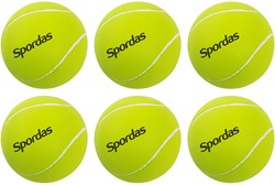 Spordas pelotas de tenis espuma set 6 unidades - pelotas duraderas