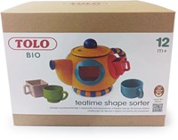 Tolo Bio juguete tetera clasificador de formas educativo sostenible-3