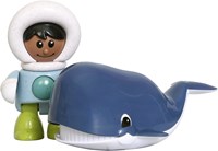 Tolo BIO set de juguetes ballena y niño polar - juguete educativo ecológico-2