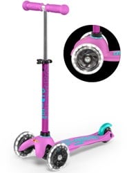Mini Micro scooter Deluxe lavanda LED