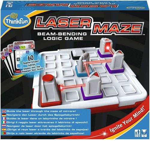 Thinkfun Laser Maze - Juego de ingenio con 60 desafíos - Juguete científico
