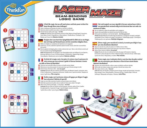 Thinkfun Laser Maze - Juego de ingenio con 60 desafíos - Juguete científico-2