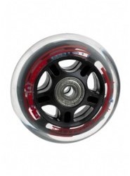 Micro rueda patinete 80mm transparente - rueda trasera PU para Mini y Maxi Micro