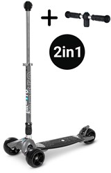 Micro Kickboard Monster 2en1 Gris
