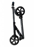 Micro patinete Suspension negro - manillar ajustable - amortiguación - ruedas 200mm-3