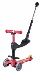 Mini Micro 3en1 Deluxe Push rubí Rosa
