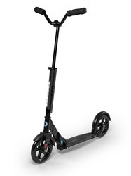 Micro patinete Urban con luz LED y ruedas grandes - negro
