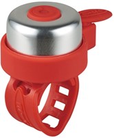 Micro timbre bicicleta rojo - Accesorio patinete - Impermeable y flexible