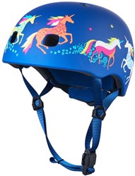 Micro casco bicicleta PC Unicorn S - casco infantil con luz LED