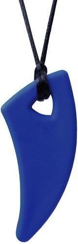 ARK Therapeutic collar mordedor juguete para niños - azul oscuro Stevige, tandvormige kauwketting voor de achterste kiezen, geliefd bij kinderen en volwassenen.