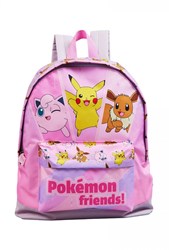 Mochila Pokémon niñas rosa mini Roxy escolar Pikachu 39 cm