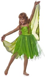 Dreamy Dress-Ups Vestido con alas m: verde hada