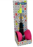 Acrobat - Boxed set 105 Rubber diabolo Pink + aluminum hand sticks